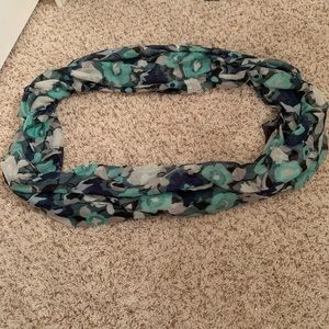 Floral Print Infinity Scarf